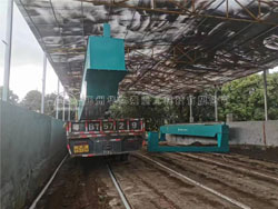 深圳光明區(qū)輪盤翻堆機生產(chǎn)線安裝現(xiàn)場