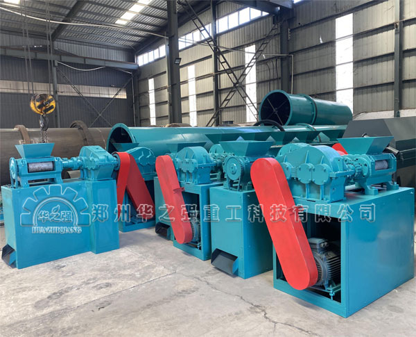 氮磷鉀對輥擠壓造粒機現(xiàn)場實拍